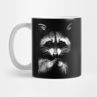 Raccoon / Risograph Artwork Mug